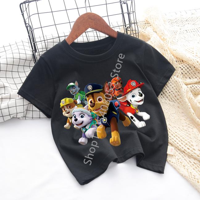 Kids Cartoon Graphic Baby T Shirt Cotton Casual Short Sleeve Tee Boys and Girls 2026 Summer Toddler Clothing Tops