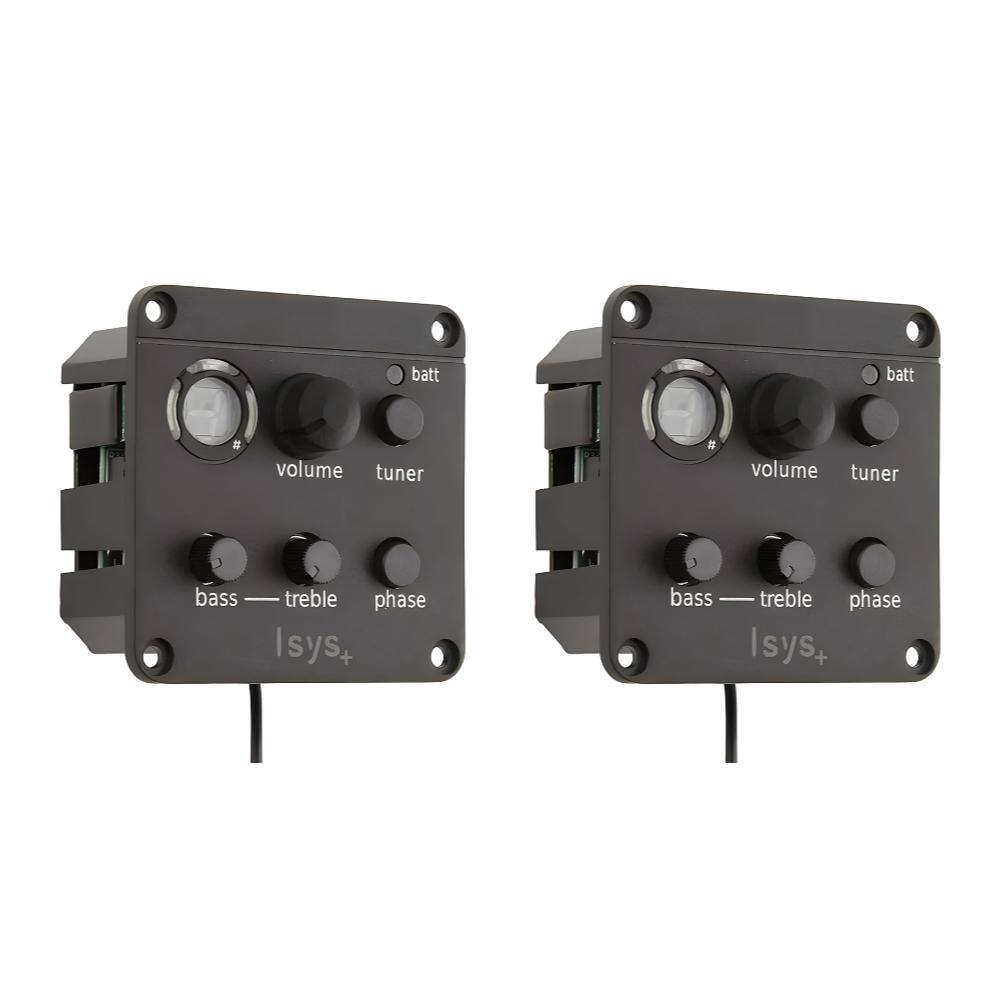 1/2PCS Acoustic Guitar Pickup EQ Tuner High Sensitivity Guitar Preamp Piezo Pickup Onboard Preamp for Fishman ISYS+ Accessories