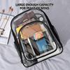 17" Transparenter Rucksack Wasserabweisend Transparenter Rucksack Strapazierfähig Durchsichtiger Rucksack Große Kapazität Buchertasche Schultasche