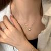 Niche Design Sense Love Wave Necklace Women'S Simple Light Luxury Elegant Fashion Exquisite Versatile Neck Chain Sweater Chain