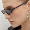 Diseño de Marca Retro Gafas de Sol Ojo de Gato Mujer Lujo Sexy Alta Calidad Negro Montura Pequeña Gafas de Sol Oculos Feminino De Sol