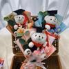 Graduation Season Little Bear Crochet Bouquet Mini Bear Bouquet  School Graduate Gifts