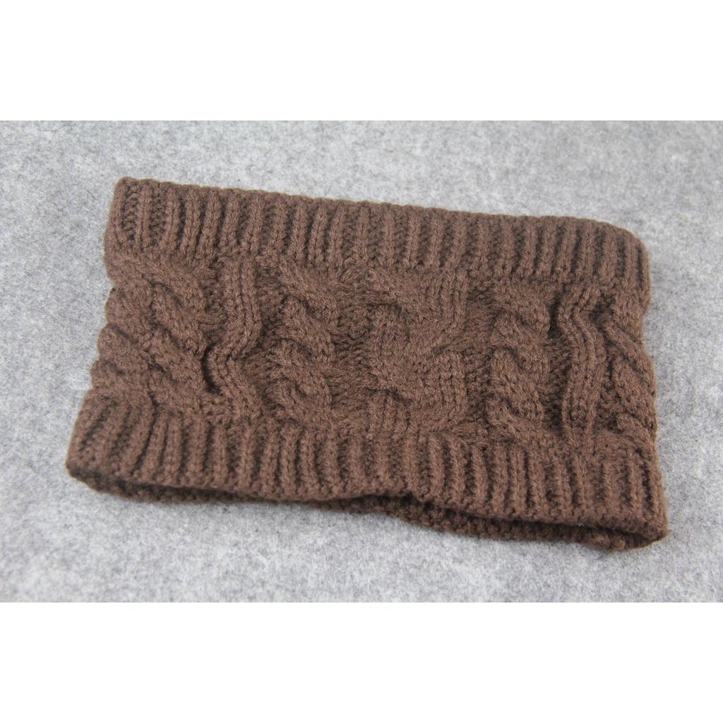 Automne et Hiver, Sans Toit, Tricot de Torsades de Pâte Frite, Bonnet en Laine, Bandeau, Bandeau Chaud