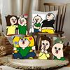 Bbangbbangs Diary Cartoon Pillow Case Home Decor Throw For Sofa Bed Car Room Decor Gift Idea