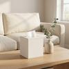 Light Luxury Square Tissue Holder Magnetic Bottom Decorative Napkin Holder Tissue Box  Living Room