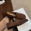 Retro Ayakkabılar Kadın Loaferlar Deri Kadın Ayakkabıları Sapatos Femininos Sepatu Wanita Deri Hakiki Slip-On Yuvarlak Burun Alçak Ayakkabılar Kadınlar için