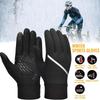 Mount Kumgang Universal Gloves Warm Cycling Gloves Winter, Thermo Fleece Running Gloves With Anti-slip Windproof Touch Screen Cycling Gloves Outdoor