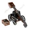 Medieval Catapult Military Weapon Model Building Blocks Removable Shield Crossbow Bow Carriage MOC Assembly Bricks Toys For Kids