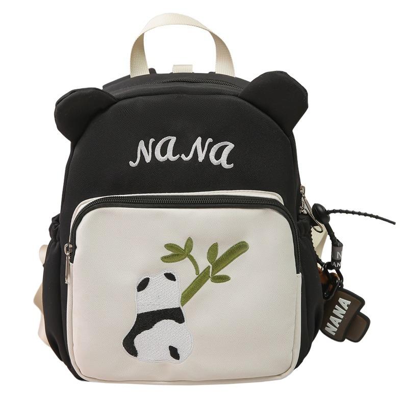 The new schoolbag is high-value, fresh, sweet and cute, red panda backpack, kindergarten level 1-3 large-capacity backpack.