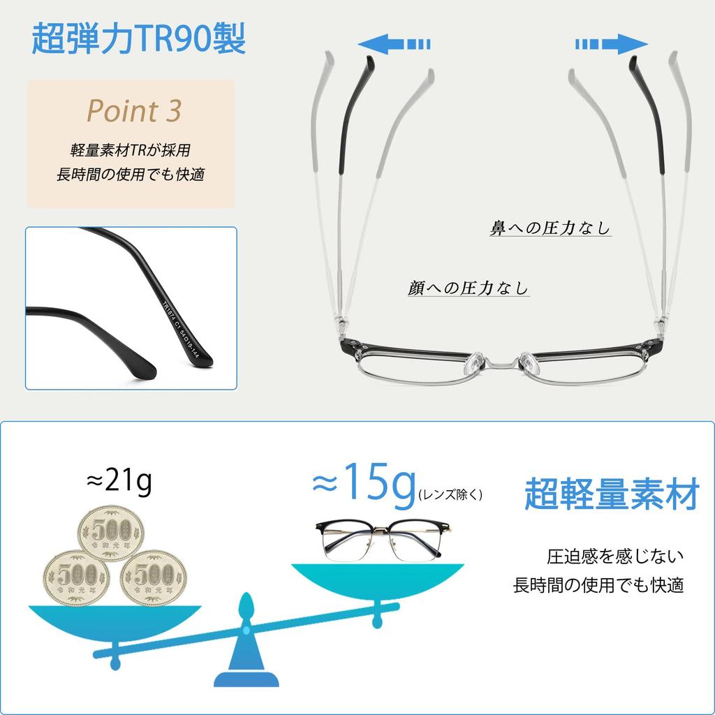 Blue Light Blocking PC Fashion Glasses Blue Light UV Comfortable Nose Clear Oversized Fashion Glasses for and Wellington Day Stylish [Aollaa]