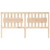 VidaXL Tête de lit 185,5x4x100 cm Bois massif de pin 818585
