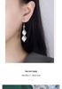 Geometric Rhombus Rhinestone Tassel Earrings for Women - Trendy Ear Hooks, Super Fairy Fashion Style