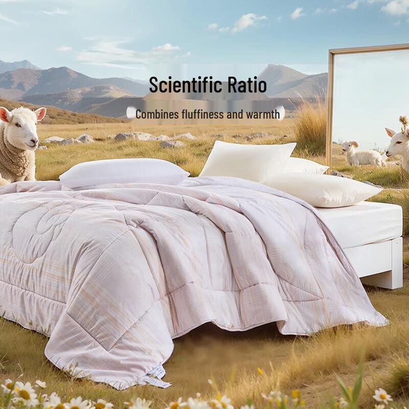 FUANNA New Zealand Wool Winter Quilt