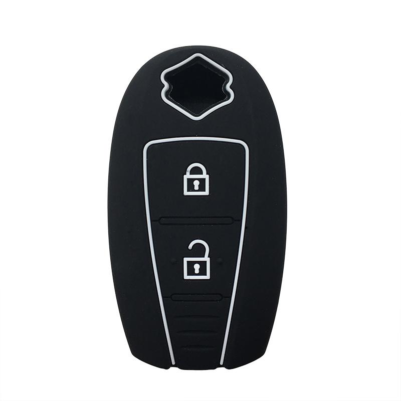 Soft Key Case Cover Fit For Suzuki Vitara 2022 SX4 II (S-cross) 2021 Silicone Keychain Car Accessories Key Protector