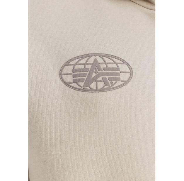 Толстовка с капюшоном Alpha Industries World Logo Backprint Hoodie