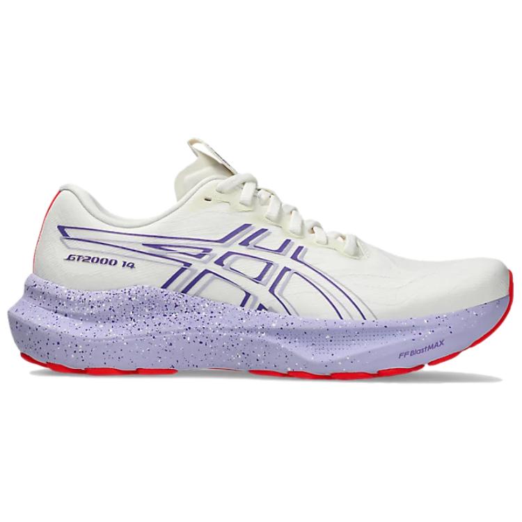 ASICS Women's GT-2000 14 TOKYO Running Shoes Cream Edo Purple 1012B914-500