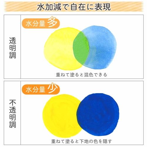 SAKURA Sakura Crepas Paint Matte Watercolor Polytube 15 Color Set MW15PE