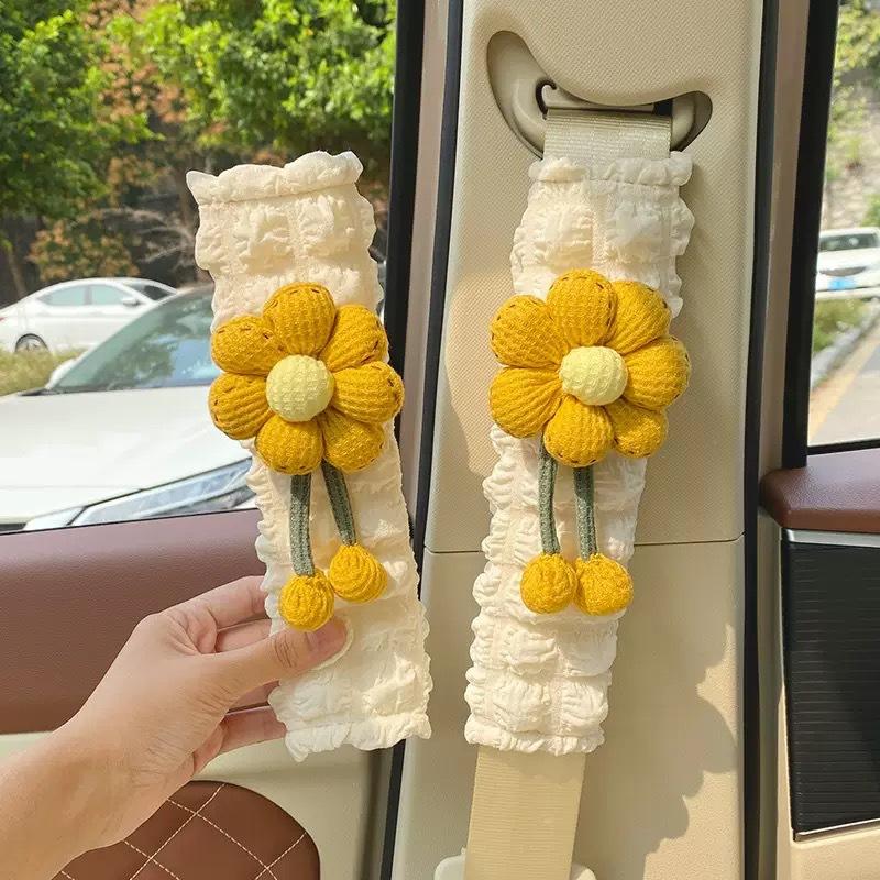 Seat Belt Shoulder Cover Car Car Safety Belt Anti-strangle Soft Shoulder Belt Auto Supplies