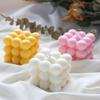 1PC Square Cube Candle Mould Soy Wax Essential Oil Aromatherapy Candle DIY  Cloud Shape Candle Material Wax 3D Silicone Mold