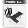 High Strength PCIE X16 Cable Extension Graphics Card Holder PCIE4.0 Vertical Aluminum Video Card Bracket