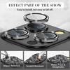 Protective Glass - iPhone 15 Pro/Pro Max - Tempered Glass - Black Aluminum Frame - Scratch-Resistant