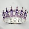 Diadema Tiara Corona di Re Barocca Europea con Strass