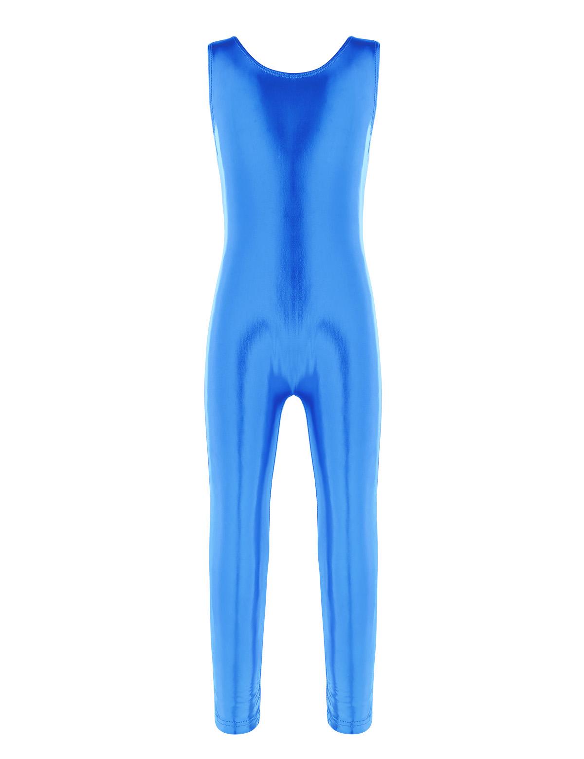 

Дитина Дівчата Балет Танцювальний Трико Комбінезон Гімнастика Повне тіло Комбінезон Танцювальний одяг 12-14 Years срібний