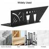 Carpenter Line Square Measuring Ruler 45 Degree 90 Degree Line Ruler 3D Angle Dovetail Shape Ruler For Home DIYwoodworking Tools