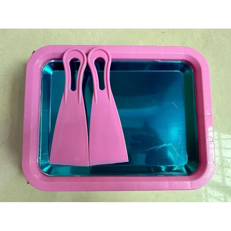 DIY Children's Fried Yogurt & Ice Cream Machine - Small Household 304 Ice Tray