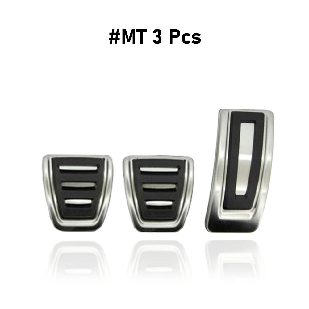 

Автомобільні педалі для ніг, кришка зчеплення паливного гальма для B8 Golf 7 2017-2022 для Seat Leon 5F MK3 MT 3pcs