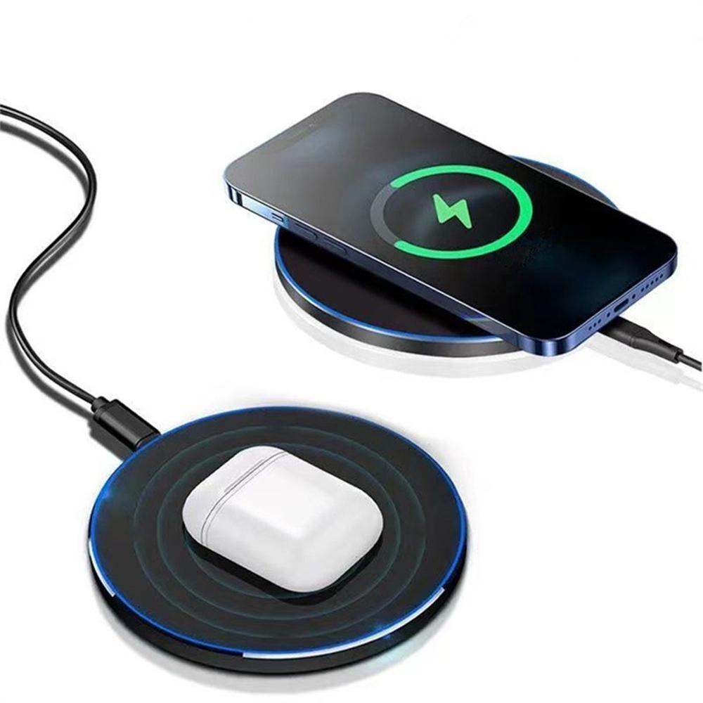 Wireless Fast Charger Charging Dock Pad Mat For Samsung Iphone Huawei 15W