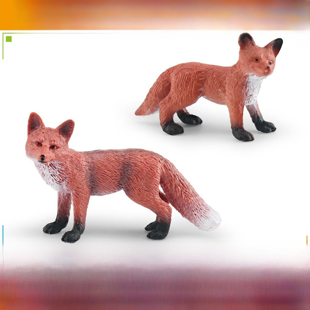 Realistic Fox Animal Pvc Model For Educational Playroom Decor And Wildlife Study