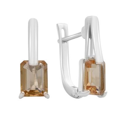 Silver Earrings with Sultanite Sultanite 3.233ct (2163916)