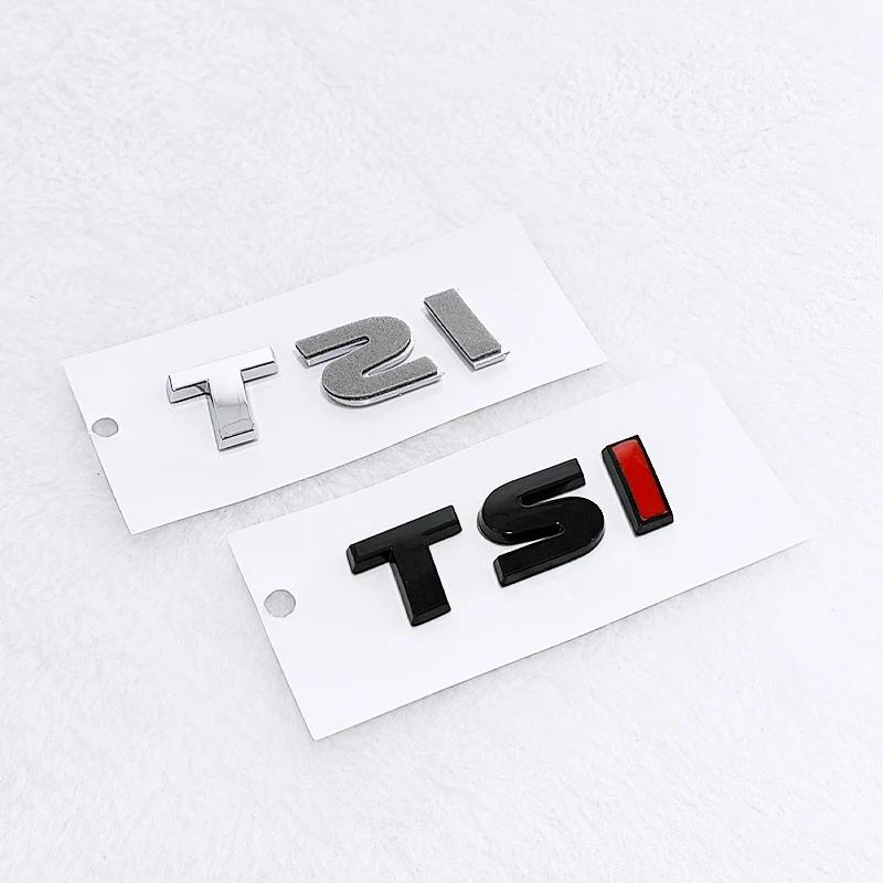 AABLF1 ABS Car Letter Stickers Rear Trunk Tail Emblem Decoration for Volkswagen GTI Golf Passat Bora Touareg Tiguan Polo Sharan Santana