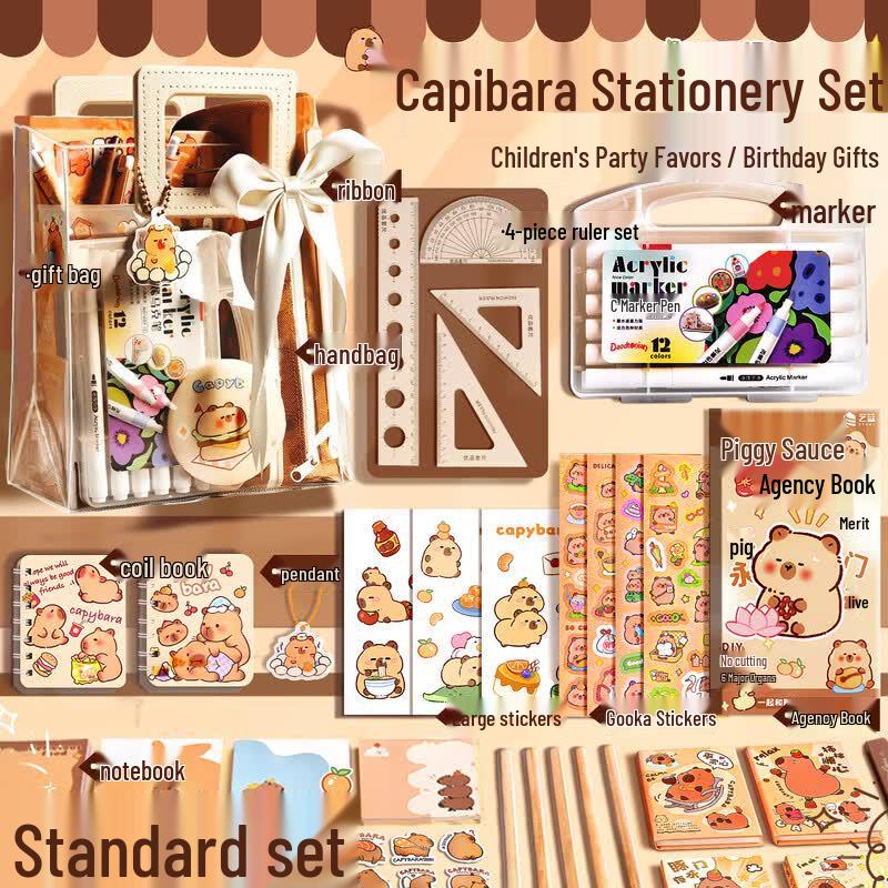 Shuxing Capybara Stationery Gift Set