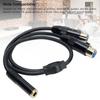 XLR To 14 Inch Y Splitter Cable, Balanced XLR Female To 14 Inch Female Cable, Supports Both Stereo and Mono, for Mixer Microphone Amplifier Keyboard