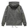 Lambswool Hooded Fleece-Lined Coat, Warm Outdoor Casual Plus Size Cotton Jacket