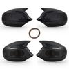 1pair For BMW E87 E81 E82 E90 E91 E92 E93 120i 128i 118d 120d 130i Rear View Side Case Trim M Style Car Rearview Mirror Caps