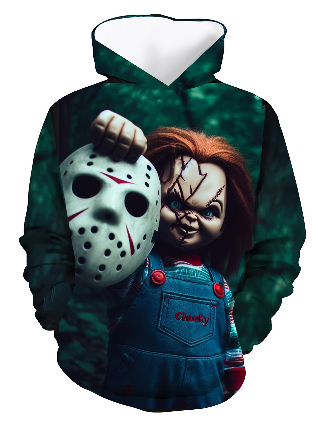 

New Arrival Personality Hoodies Horror Doll 3D Printed Pullover Men Women Casual Oversized Hooded Sweatshirts Cool Hoodie 5XL