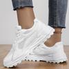 Summer  New Shoes for Women: Ins Trendy Thick Soled Height Increasing White Shoes, Casual Breathable Women's Sports Shoes