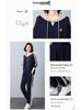 Women's Plus Size Autumn Two-Piece Set: Fashionable Sweatshirt & Loose Sportswear Pants