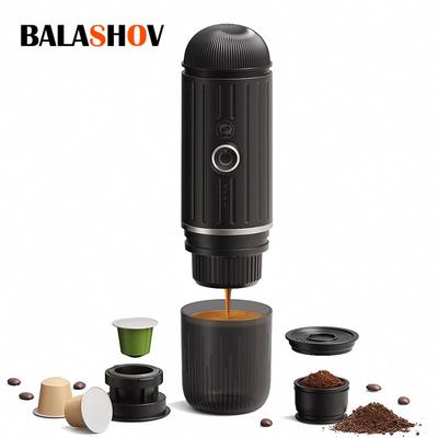 Tragbare Heiz-Espressomaschine Kabellose Kaffeekanne Wiederaufladbare Espressoextraktion Kaffeemaschine für Reise Büro