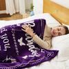 Birthday Gifts for Women/Men/Her/Him Friendship Blanket Purple 60"x50", Happy Birthday Decorations Women/Men Throw Blanket, Bday Gifts for Women
