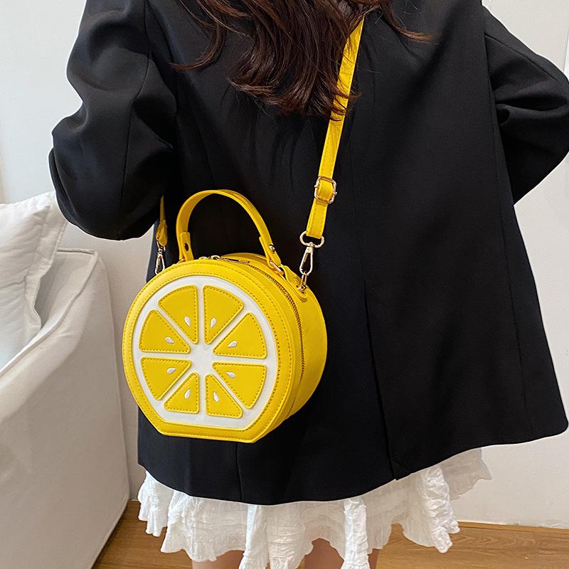2025 New Academic Fruit Bag Women Japanese Quirky Shoulder Crossbody Creative Phone Case Purse