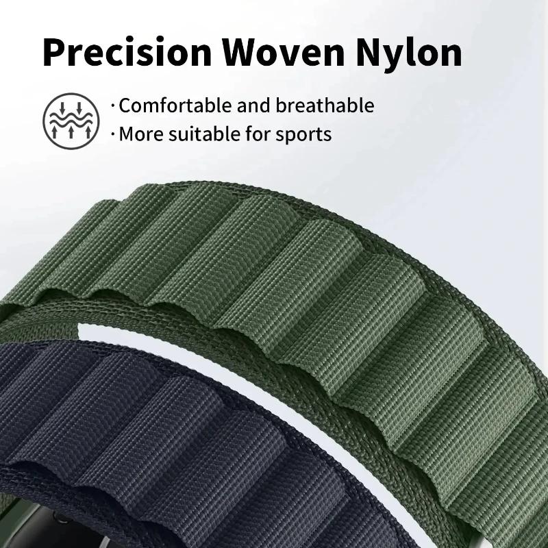 22mm 20mm Nylon Alpine Loop Armband für Huawei Watch GT5 Pro GT5 GT4 GT3 GT2 46mm Armband Handgelenkband Huawei Watch 4/3 Zubehör