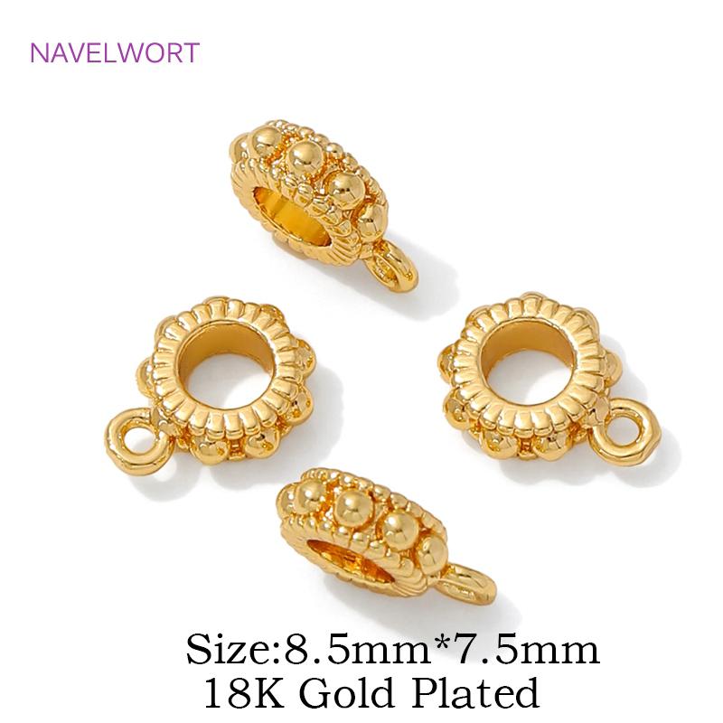 

Multi Type Pendant Bail Connector 18K Gold Plated Hinged Pendant Enhancer Bail Clasps,Bailes For Jewelry,DIY Jewelry Accessories 2 pieces