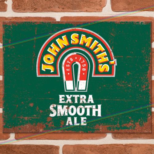 

JOHN SMITHS Metal Signs Man Cave Shed Garage Bar Pub Retro Poster Tin Sign UKAluminum 20x30cm（7.8x11.8inch）