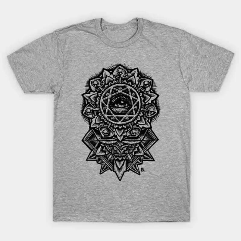 Eye of God Sacred Geometry Mandala T Shirt S 5XL Fast Shipping S