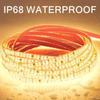 Taśma LED 30M-0.5M 2835 AC 220V Z wtyczką EU IP68 Wodoodporna 3000K/4000K/6000K 12MM Elastyczna Cięta Miękka Taśma 240LED/M