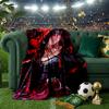 Dark Anime Ninja Character Blanket Lightweight Ideal Bedding Blanket Perfect for Travel, Camping, Living Rooms, Offices, Sofas, Fan Christmas Gift